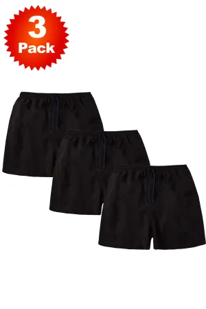 3 Pack Mens Straight Comfortable Shorts - 2XL