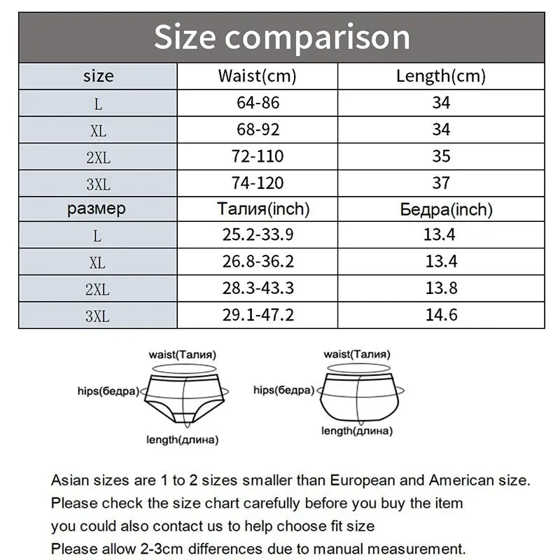6-Pack Men's Cotton Boxer Briefs, Comfortable Underwear in Sizes L-3XL
