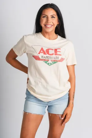 Ace Hardware vintage t-shirt cream