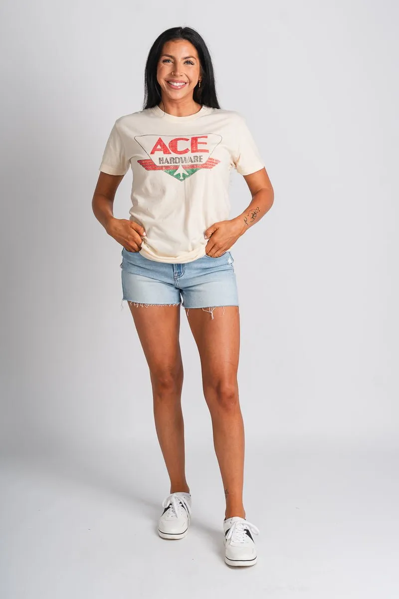 Ace Hardware vintage t-shirt cream