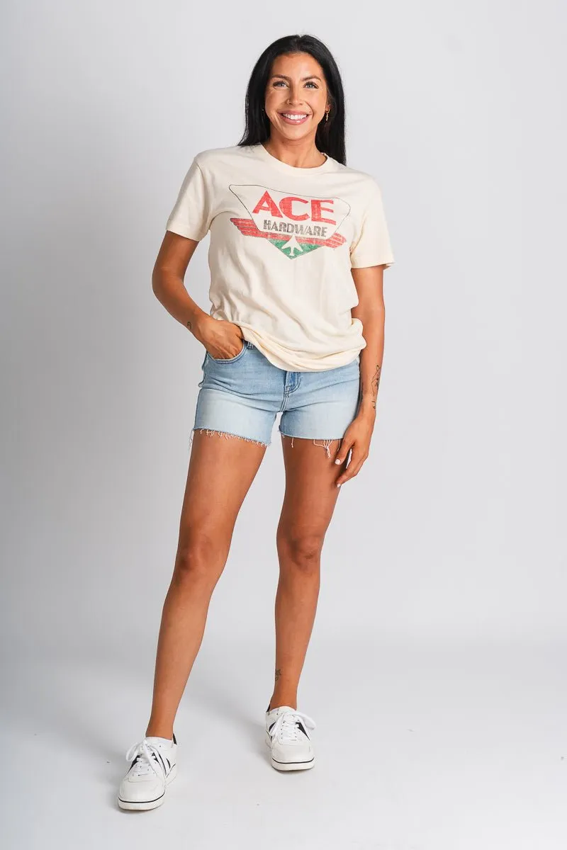 Ace Hardware vintage t-shirt cream