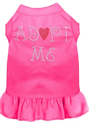 Adopt Me Rhinestone Dress Bright Pink Med