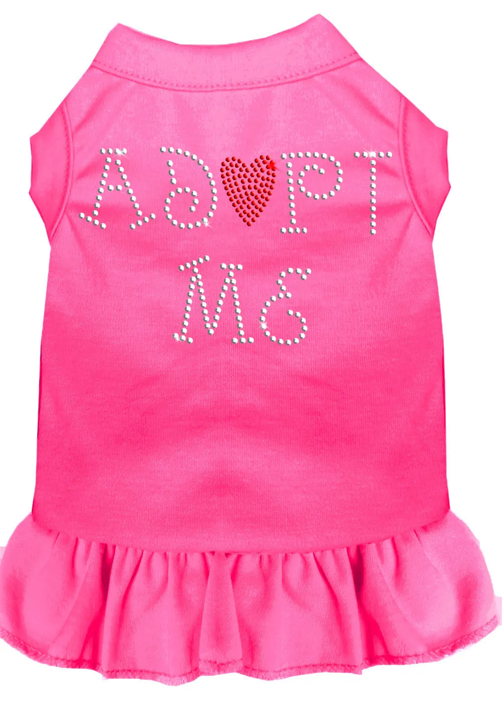 Adopt Me Rhinestone Dress Bright Pink Med