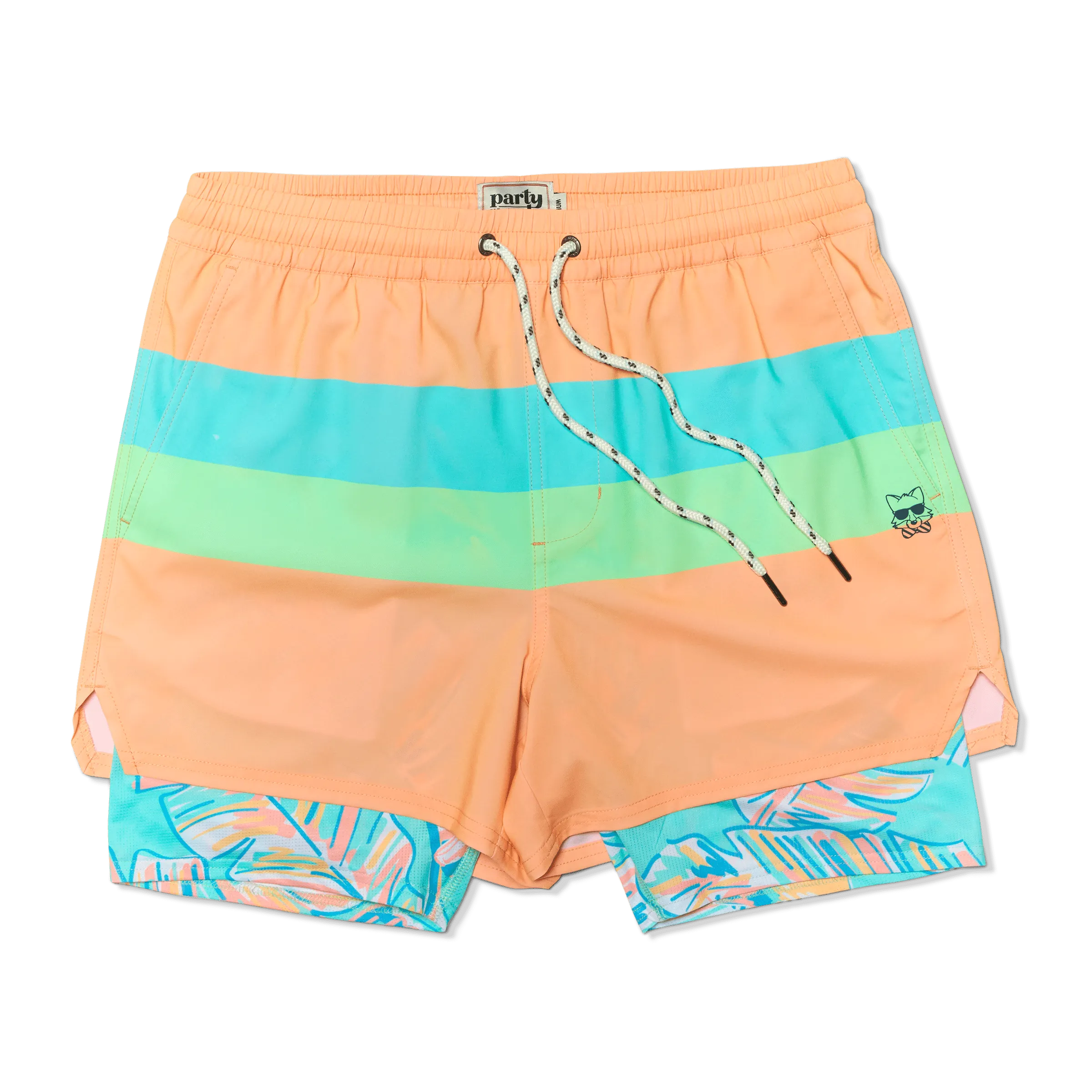 All American 4" Coral Sport Mode Shorts