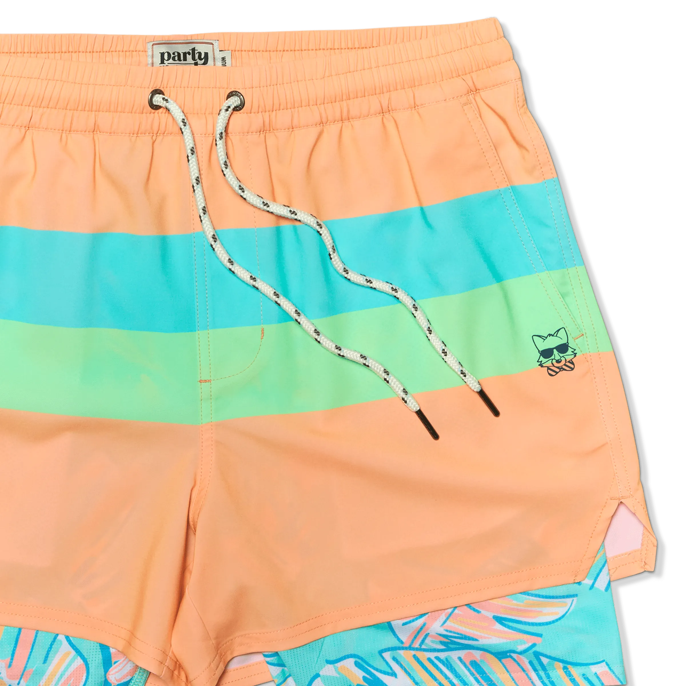 All American 4" Coral Sport Mode Shorts