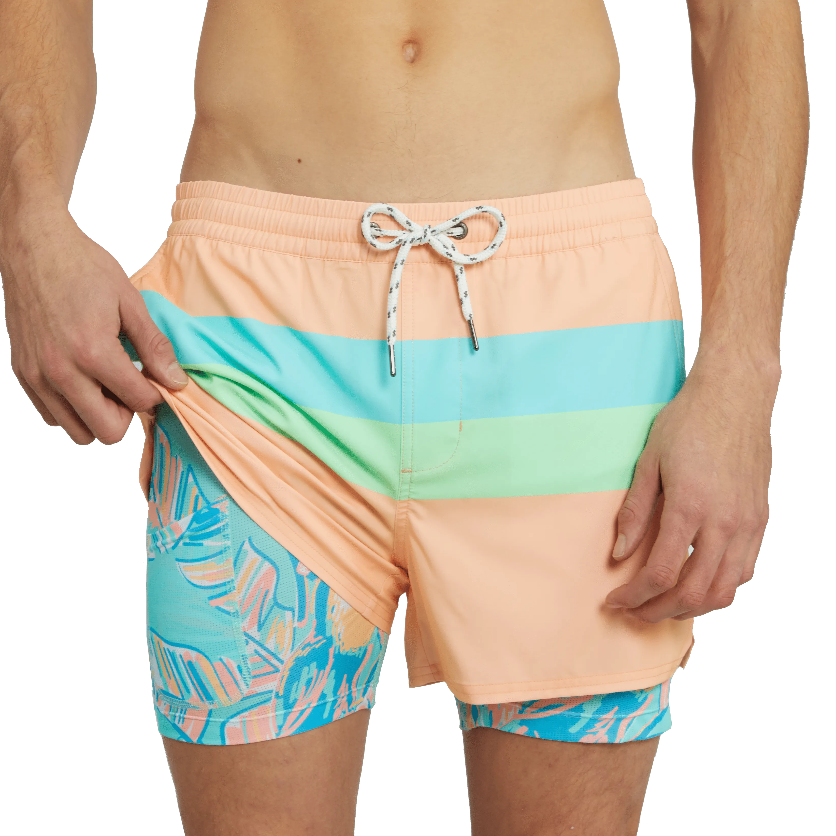 All American 4" Coral Sport Mode Shorts