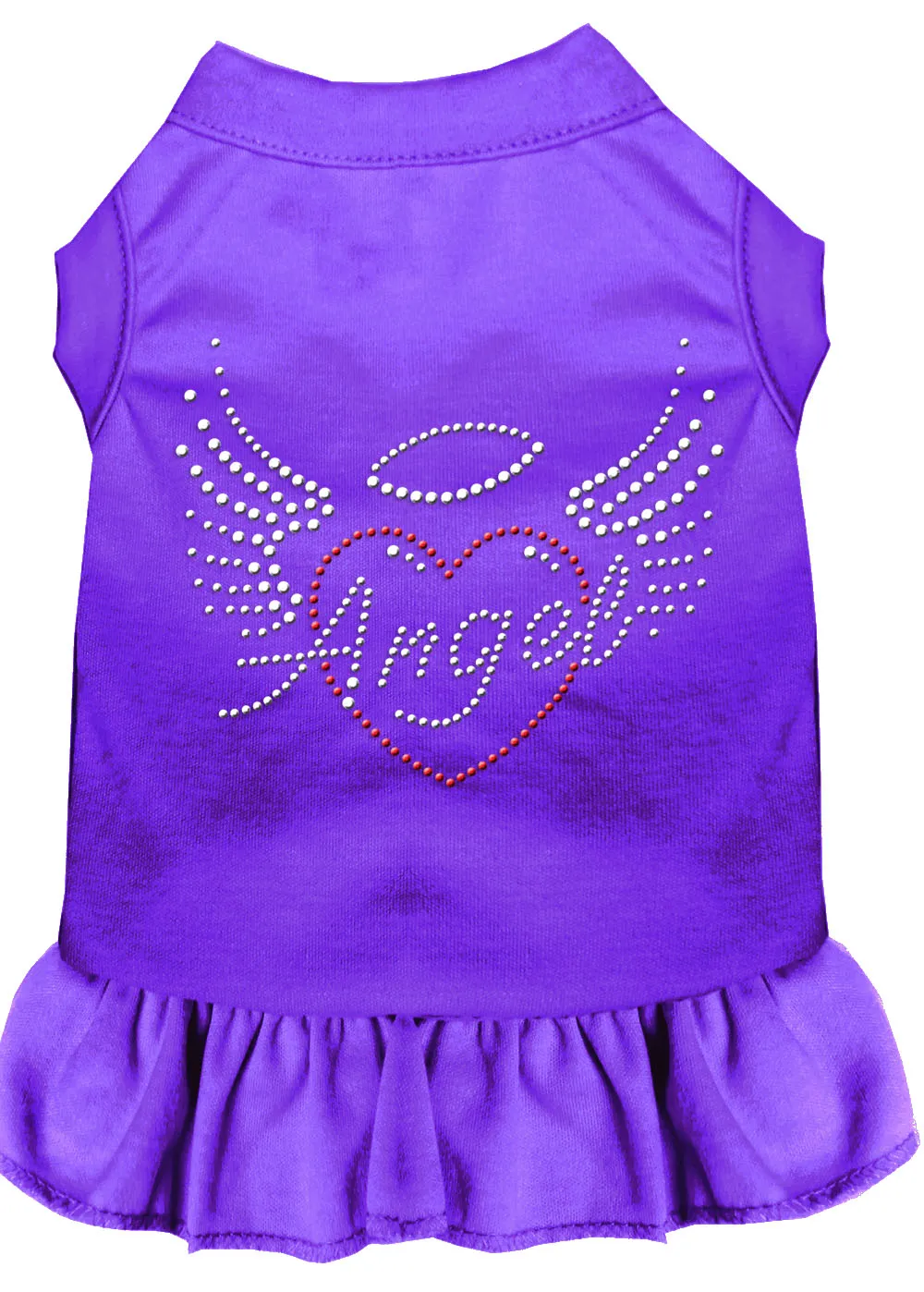 Angel Heart Rhinestone Dress Purple Xxxl