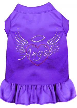 Angel Heart Rhinestone Dress Purple Xxxl