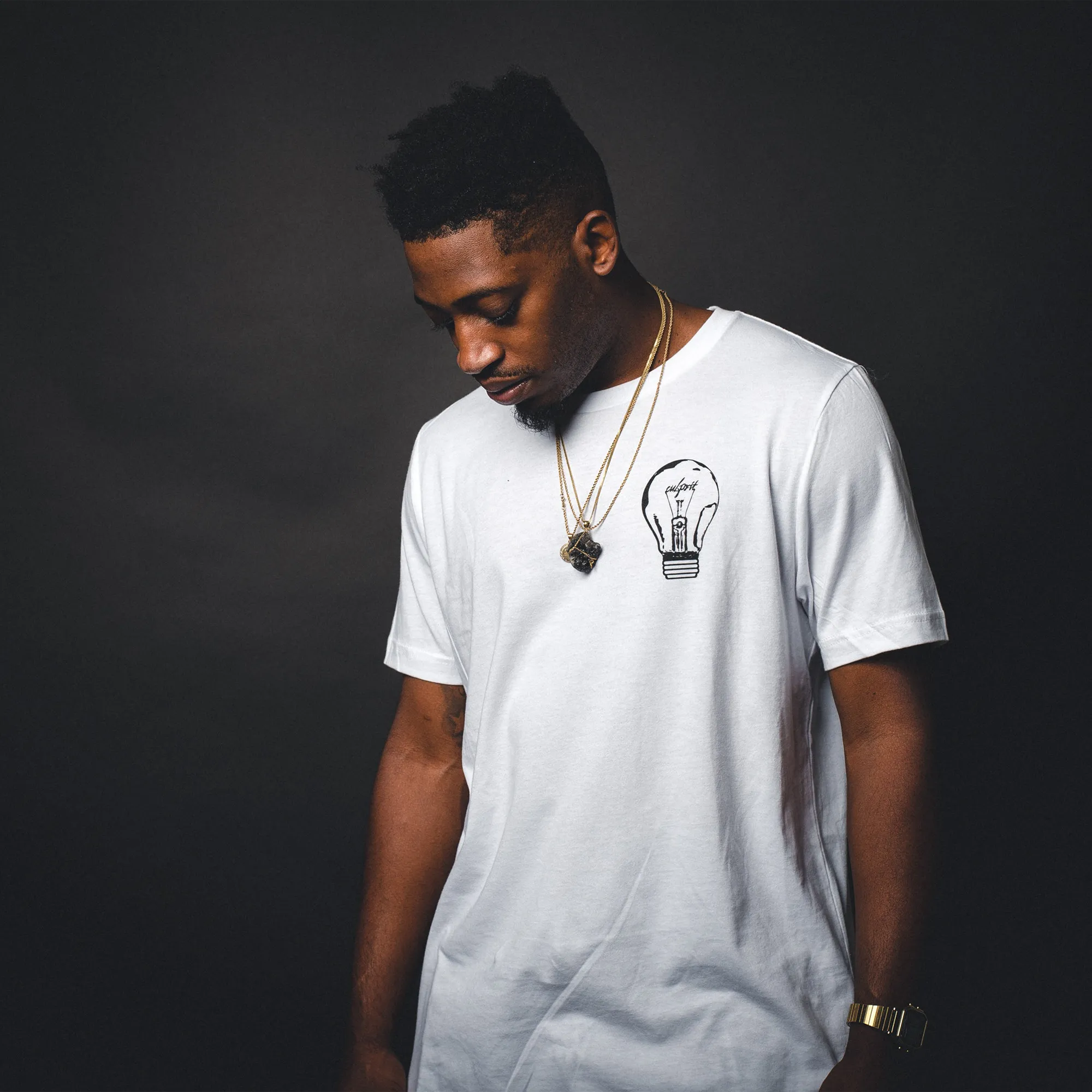 Apollo White Graphic T-Shirt
