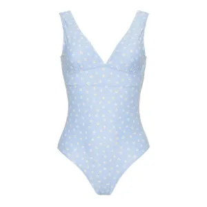 Bathsuit ladies Daisies Blue