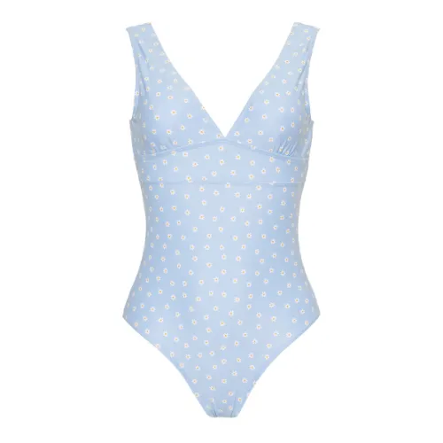 Bathsuit ladies Daisies Blue