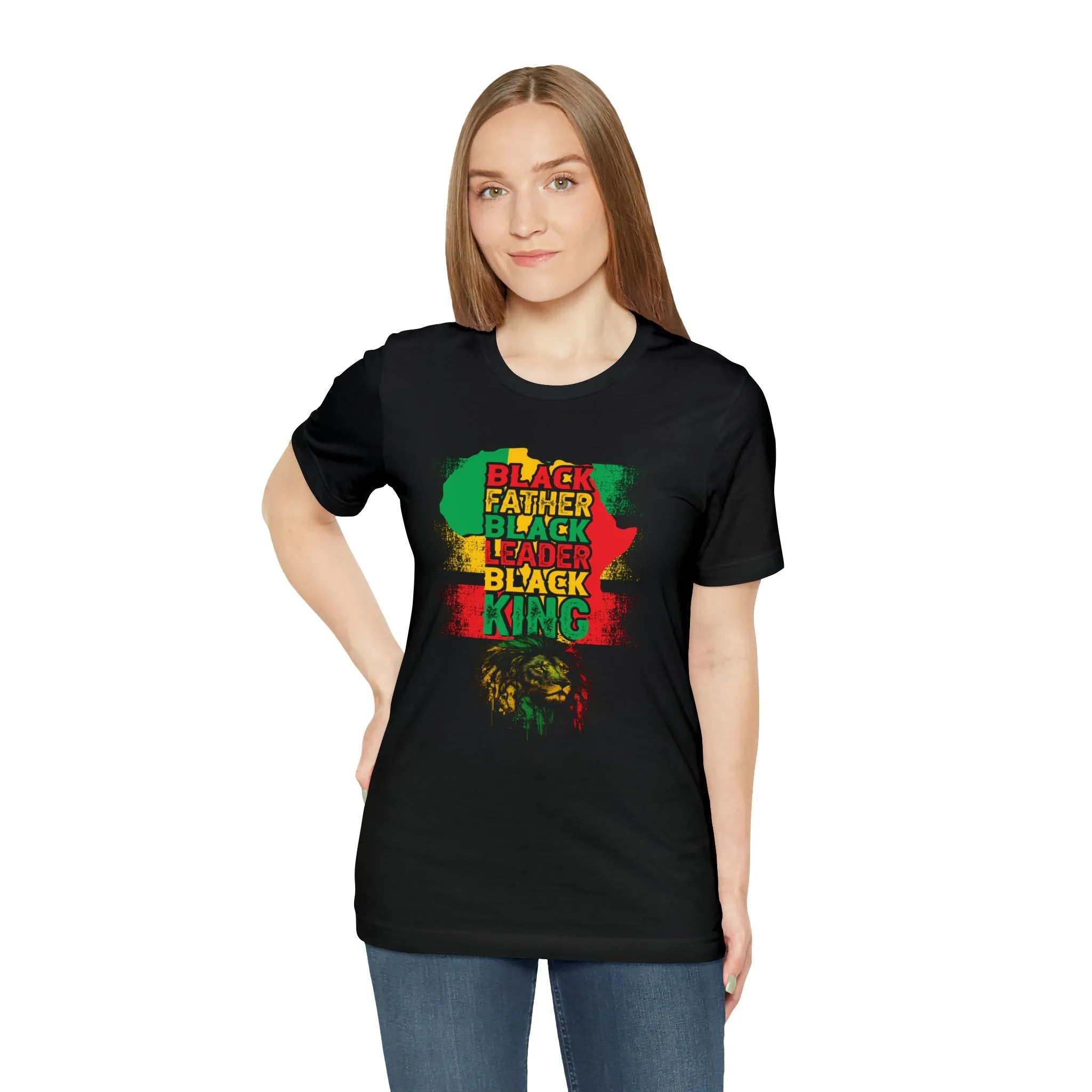 Black Father T-shirt | Black Kings Clothe | Black Leaders Shirt Pattern | African Streetwear Apparel Tshirts
