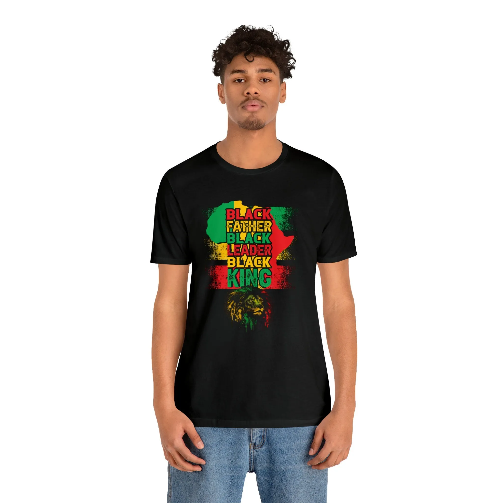 Black Father T-shirt | Black Kings Clothe | Black Leaders Shirt Pattern | African Streetwear Apparel Tshirts