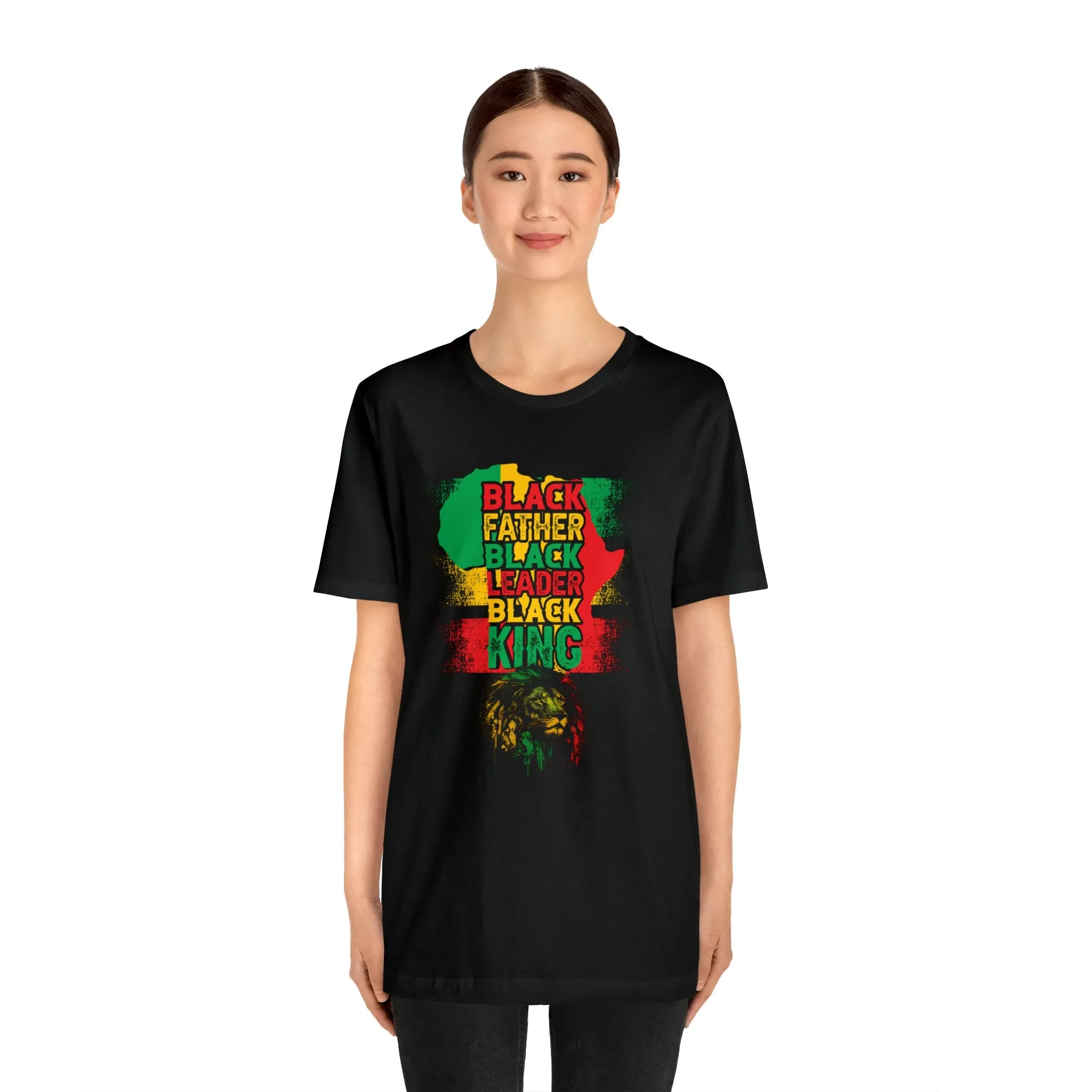 Black Father T-shirt | Black Kings Clothe | Black Leaders Shirt Pattern | African Streetwear Apparel Tshirts