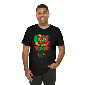 Black Father T-shirt | Black Kings Clothe | Black Leaders Shirt Pattern | African Streetwear Apparel Tshirts