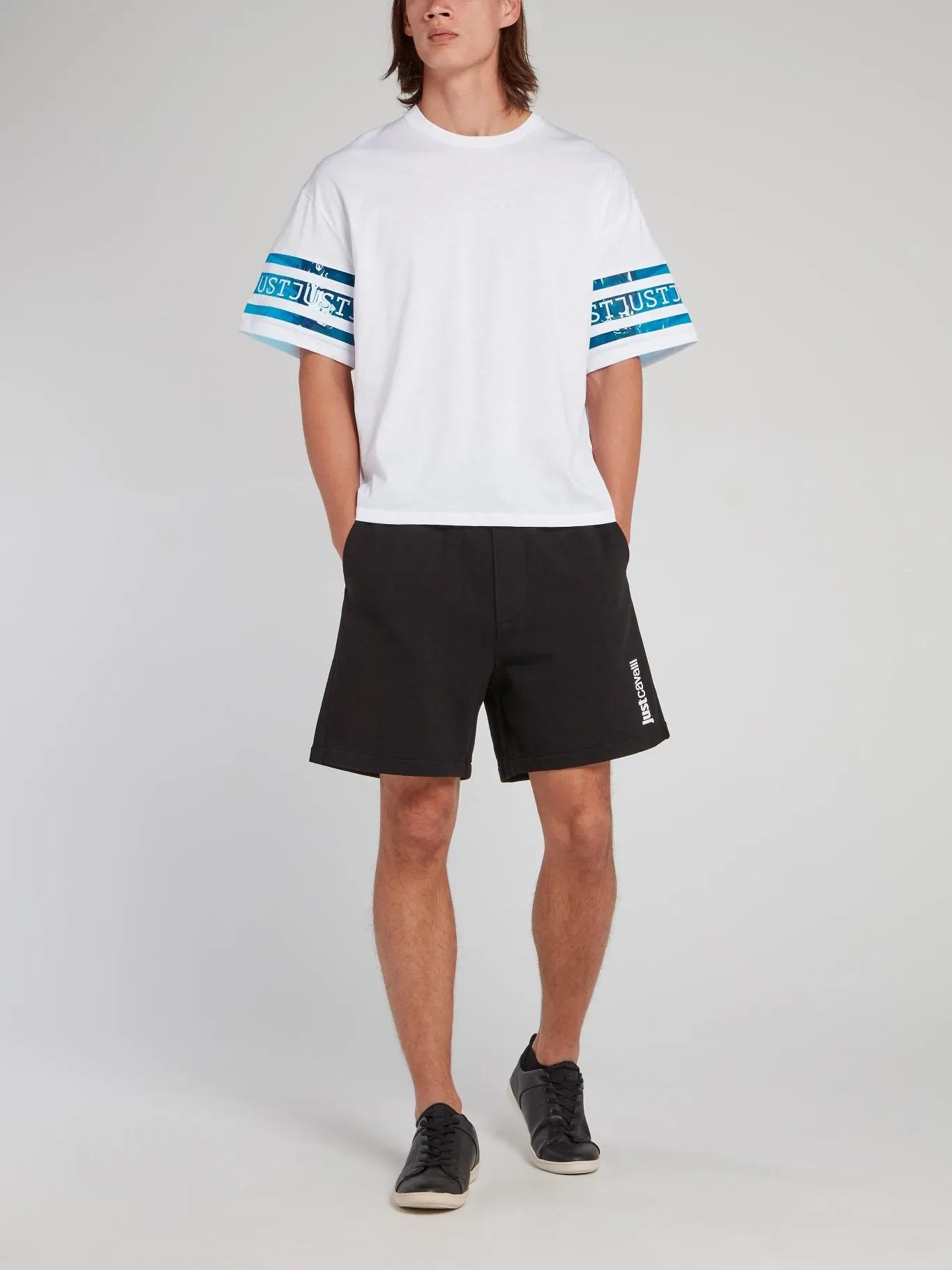 Black Logo Active Shorts