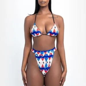 Blouse split swimsuit bikini