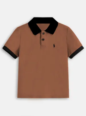 Boys Polo Knitted Cotton Stuff - Multicolor