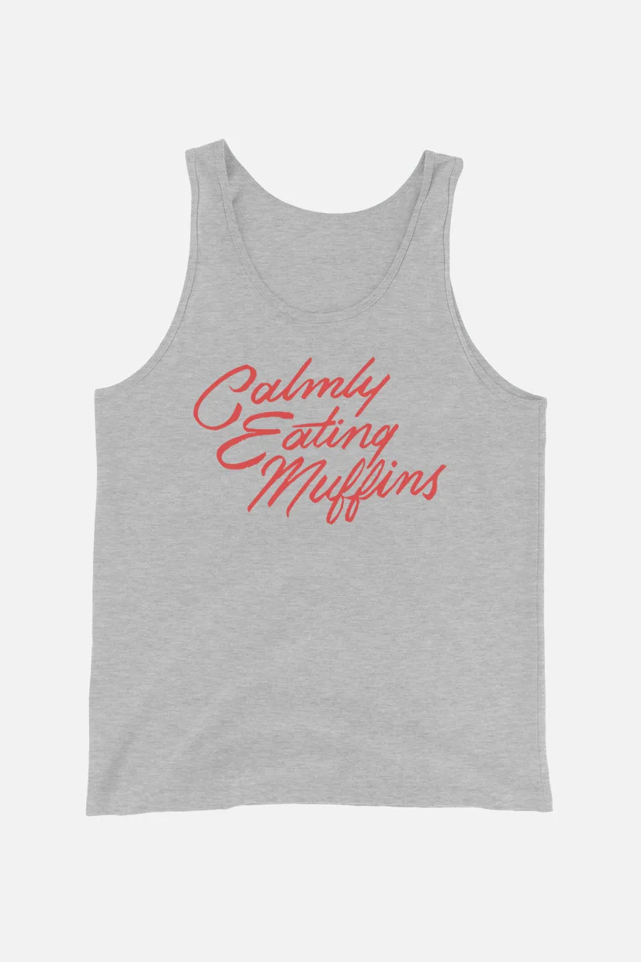 Calmly Eating Muffins Unisex Tank Top | The Importance of Being Earnest