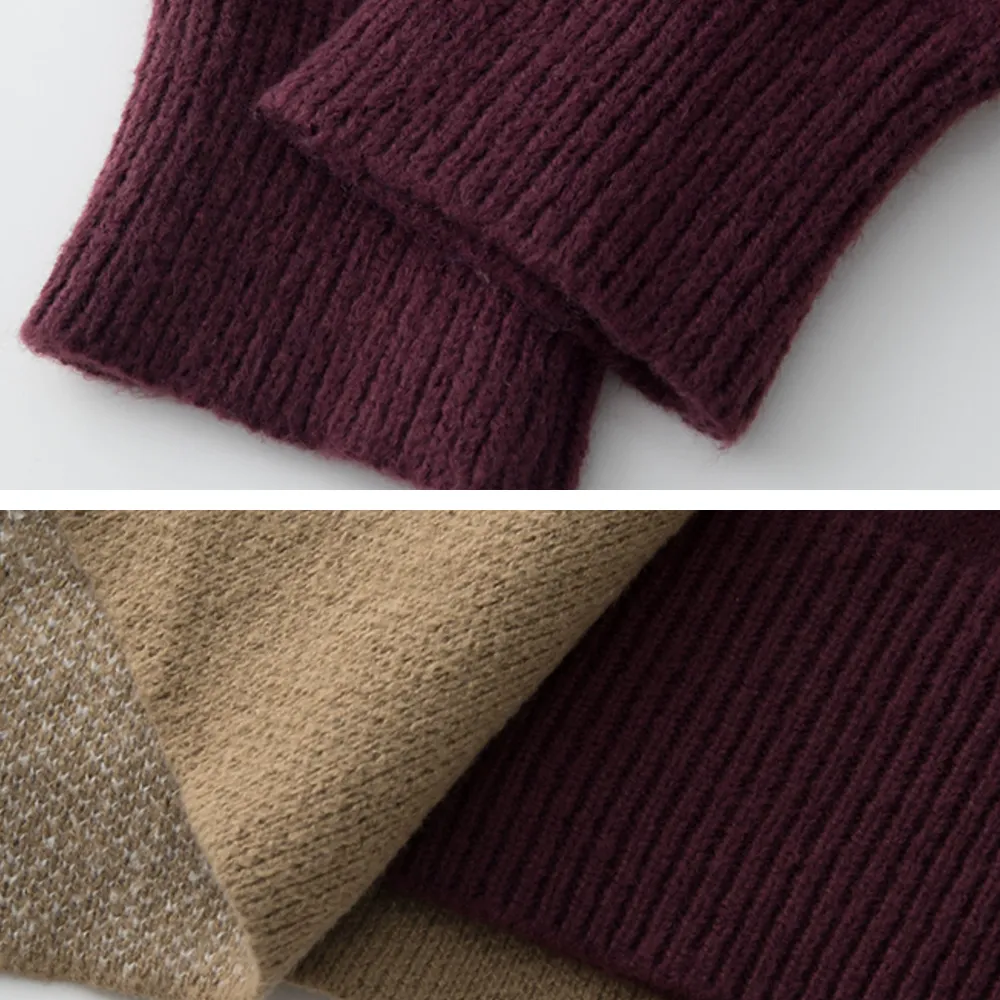 CE | Heavy Design Tassel Splicing Sweater
