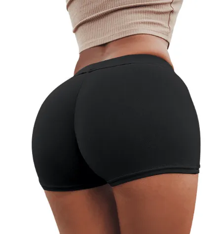 Cheap Stretchy Booty Shorts Women Sportwear Push Up Shorts Femme Good Quality Soft Skinny Mini Short