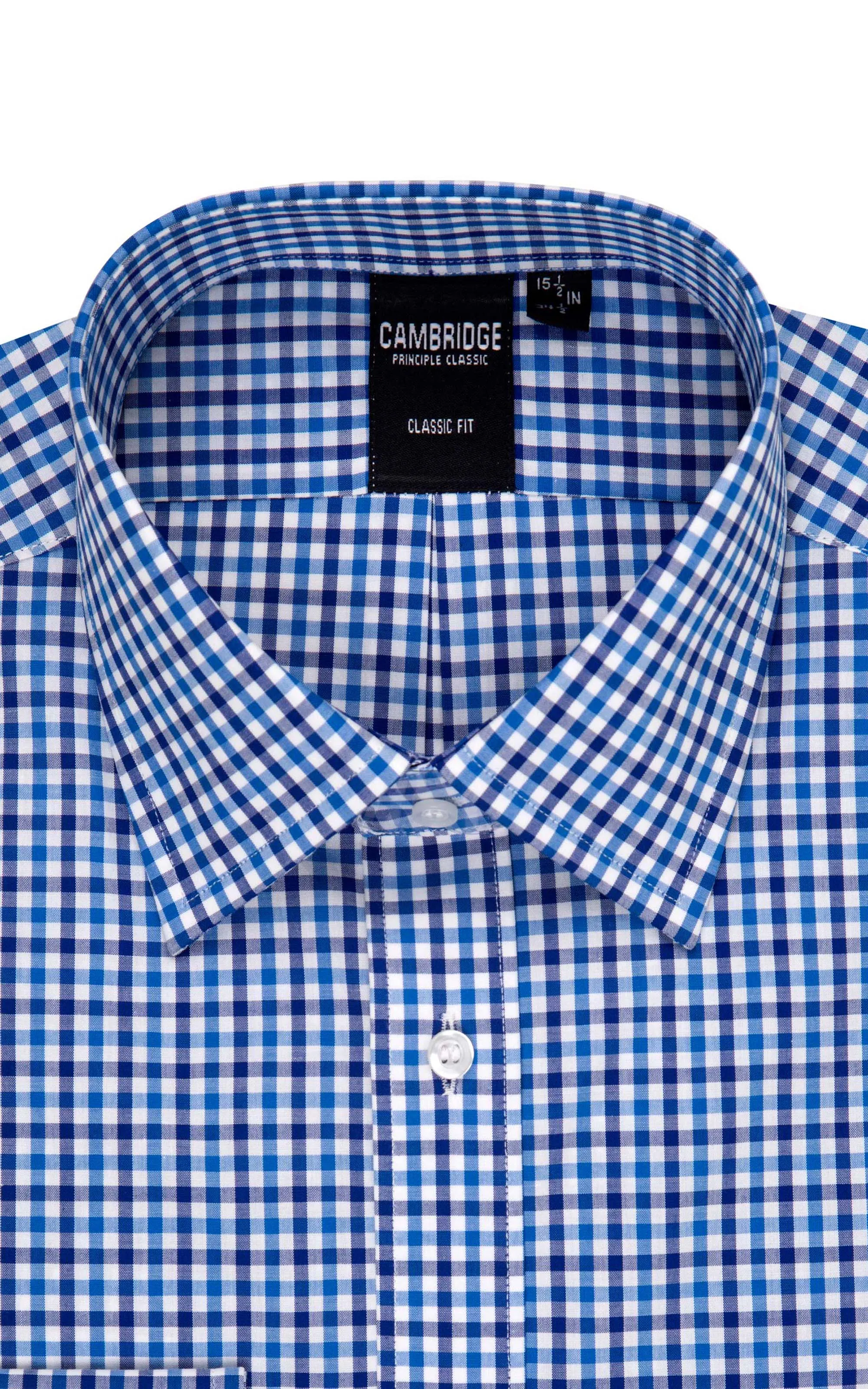 CLASSIC FIT â€“ DRESS SHIRT â€“ COTTON FABRIC â€“ YARN DYED