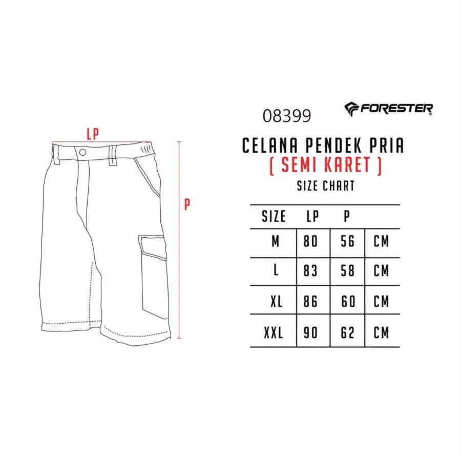 [CLEARANCE] Forester CLF 08399 Bee Short Pants