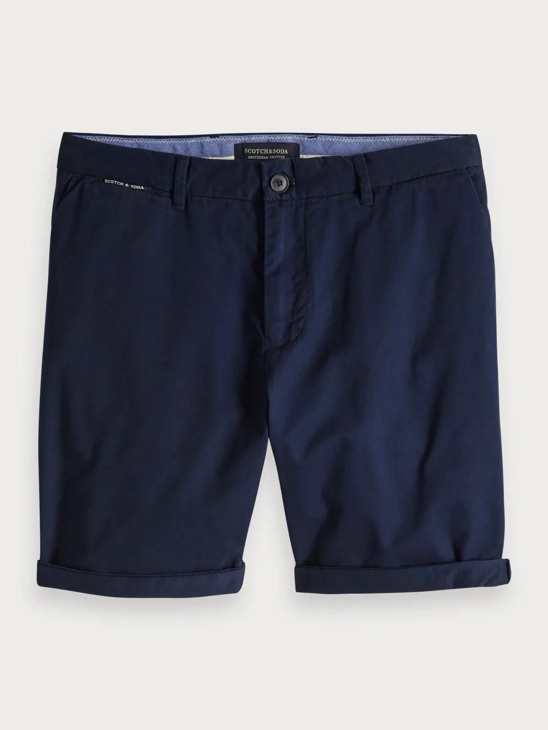 Cotton Chino Shorts (Navy)