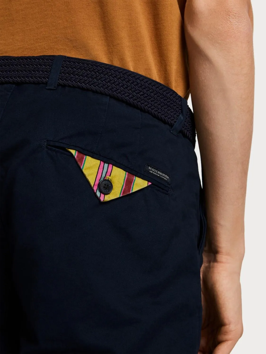 Cotton Chino Shorts (Navy)