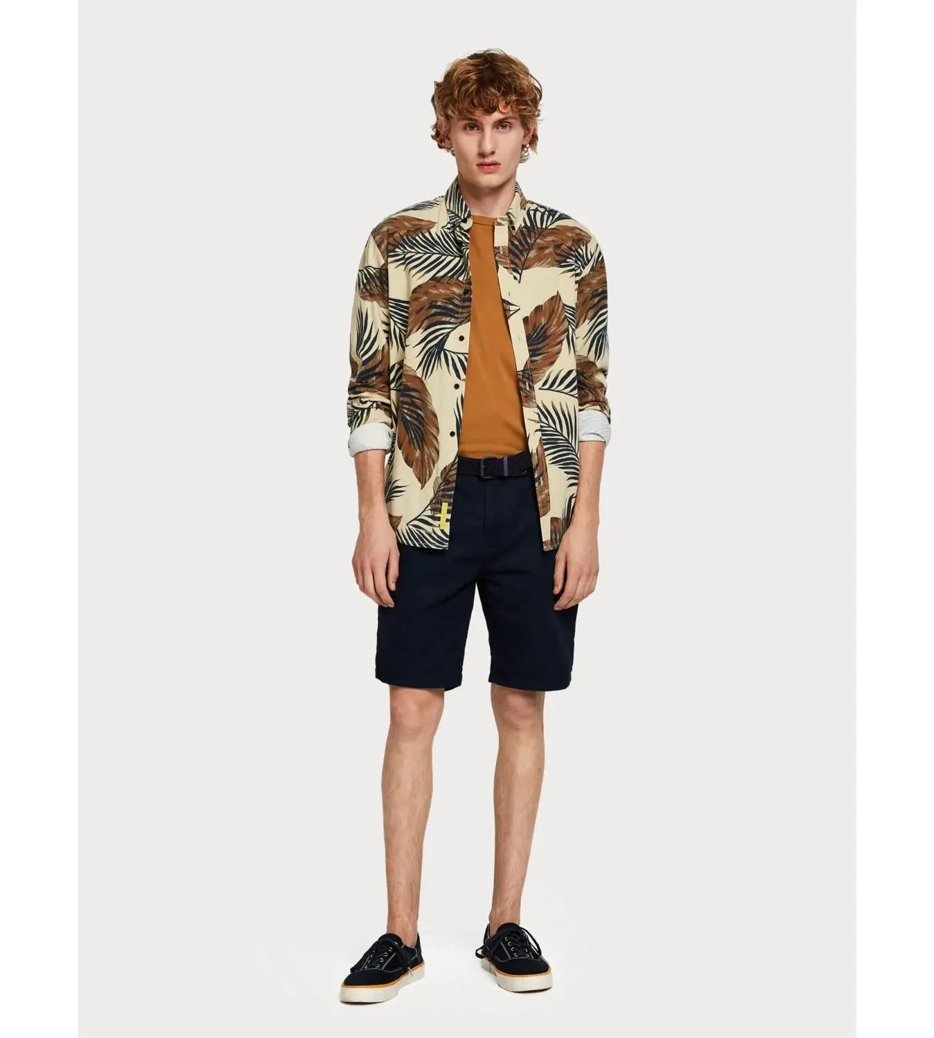 Cotton Chino Shorts (Navy)