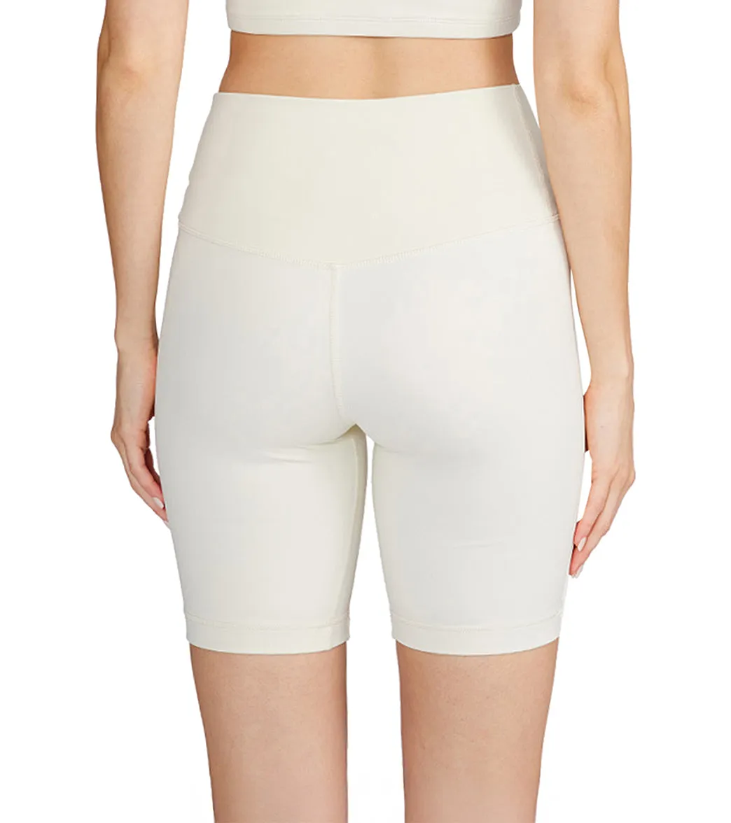 Cream Yoga Drew Biker Shorts 8"