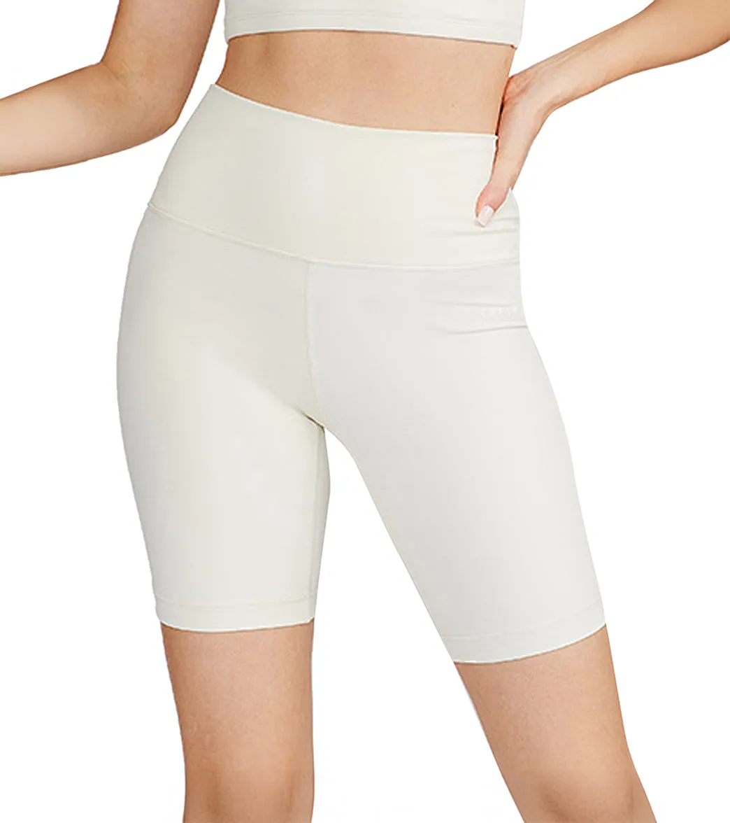 Cream Yoga Drew Biker Shorts 8"