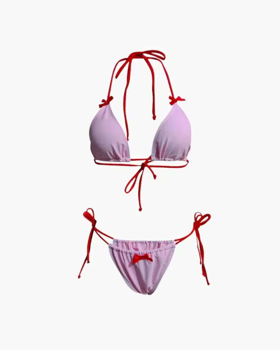 Cyarra – Y2K coquette style – Ribbon bikini set
