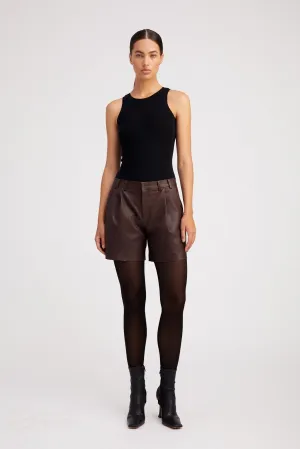 Deep Pleat Trouser Shorts