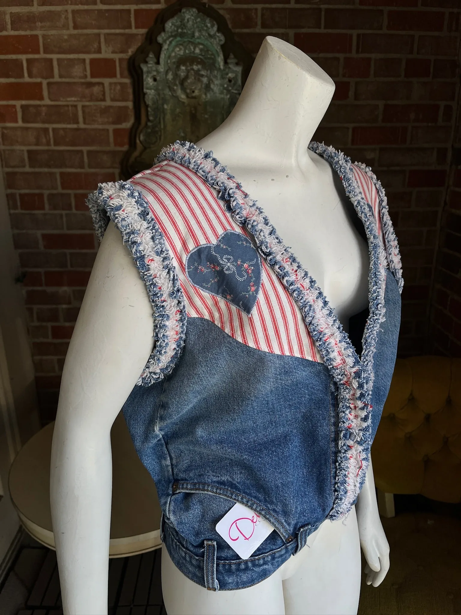 Denim Upcycled Vest