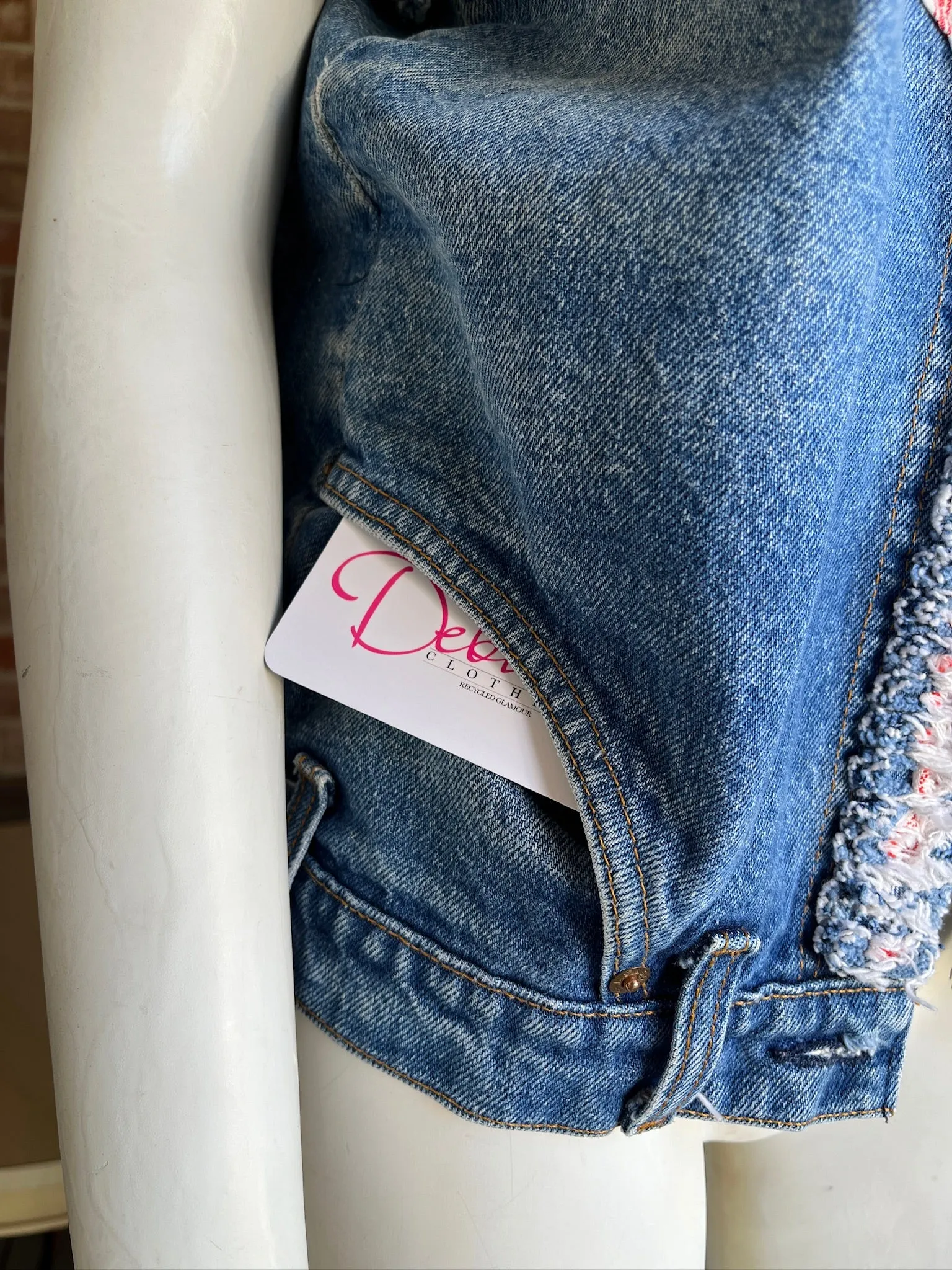 Denim Upcycled Vest