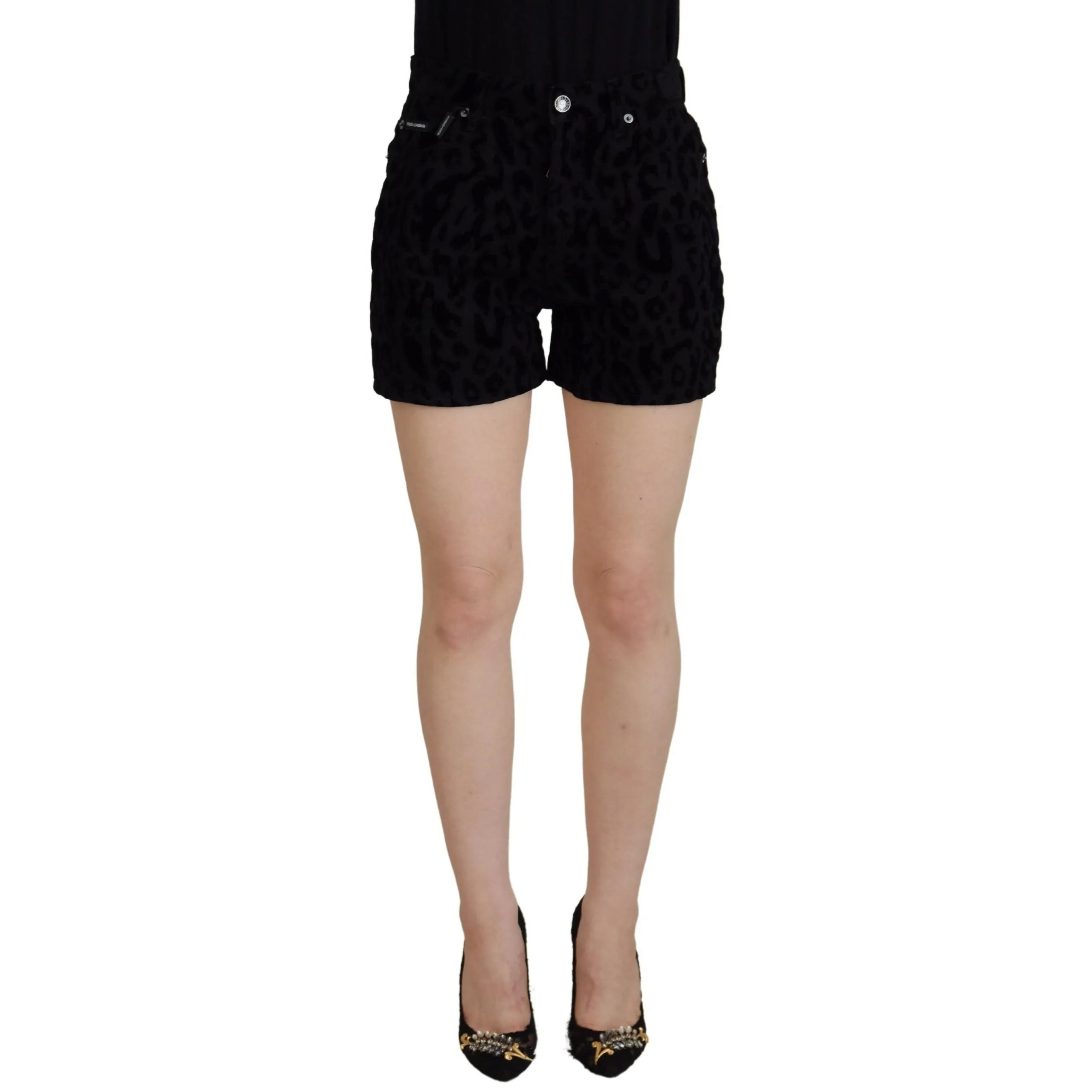 Dolce & Gabbana Chic Mid Waist Hot Pants Shorts