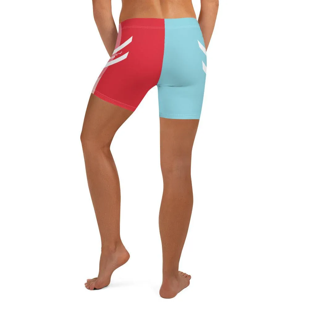 Dynasty Pastel Women's Yoga Bike Shorts