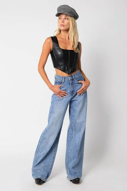 Ember Triangle Corset Top