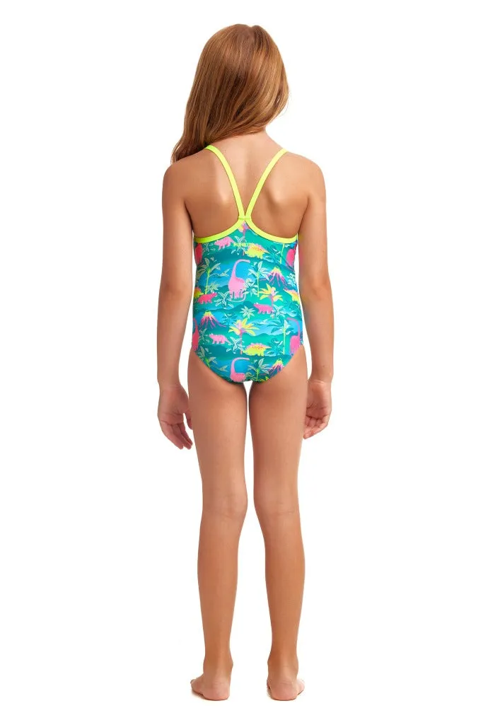 Funkita Toddler Girls Printed One Piece - Prehistoric Party