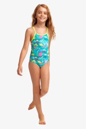 Funkita Toddler Girls Printed One Piece - Prehistoric Party