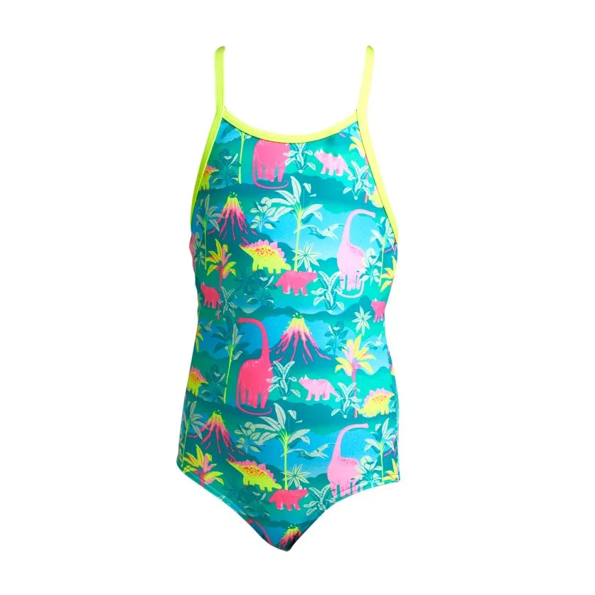 Funkita Toddler Girls Printed One Piece - Prehistoric Party
