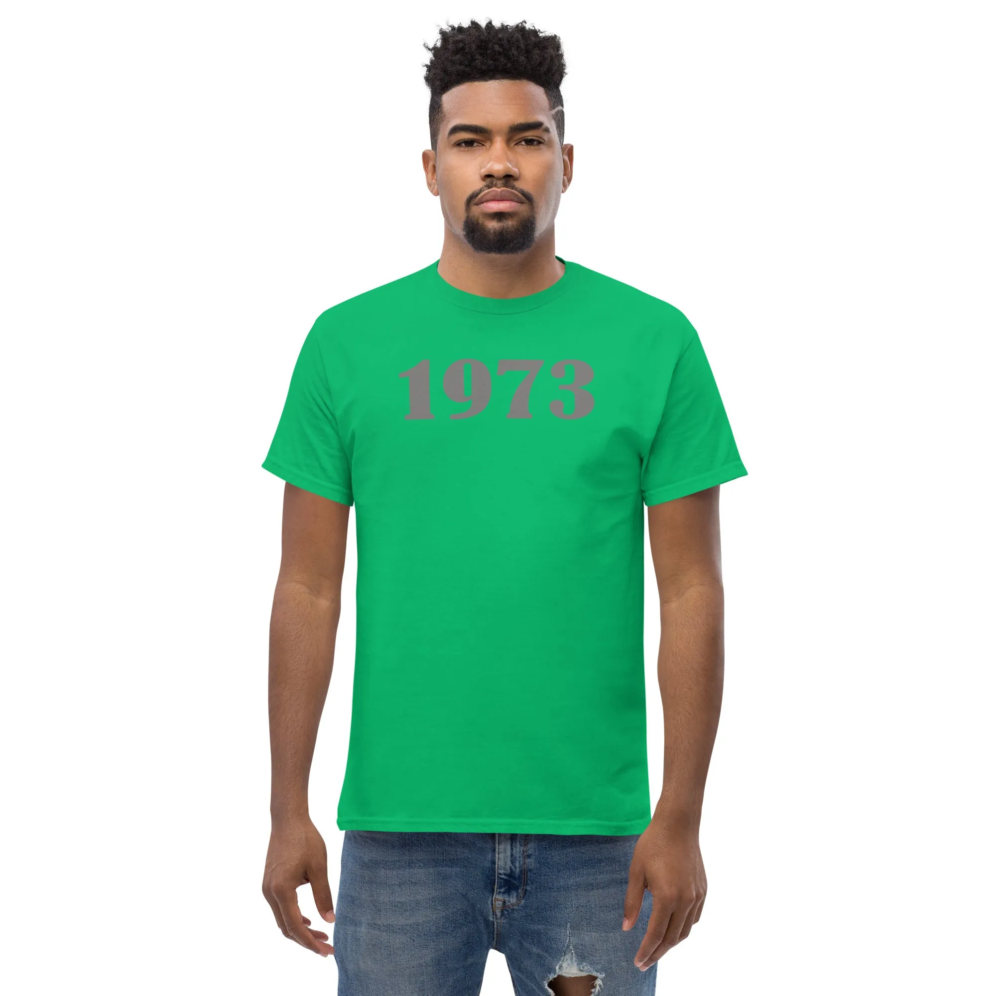 Gray 1973 Men's classic tee
