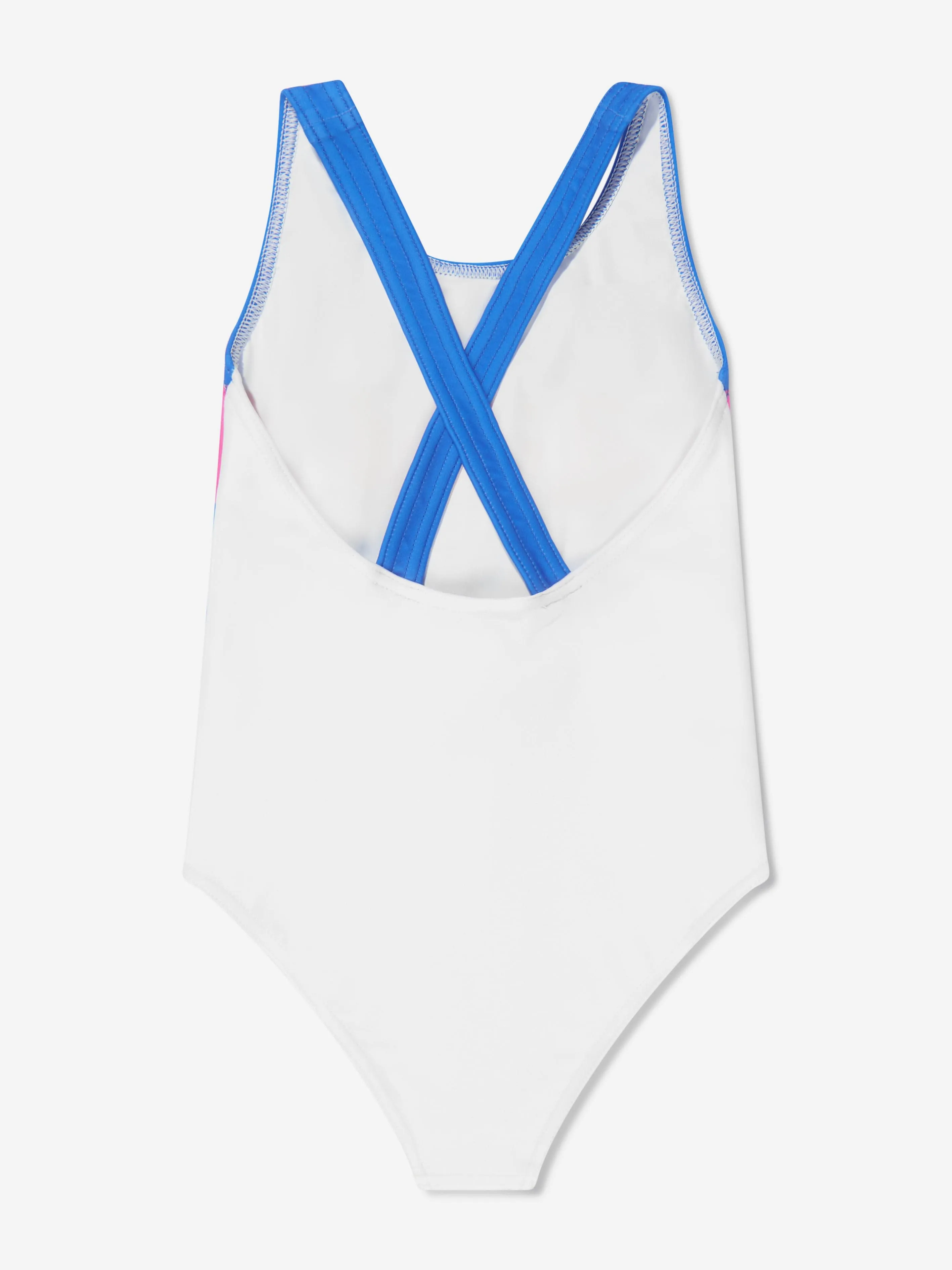 Gucci Girls Logo Swimming Costume in Blue