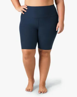 Hazel High-Rise Bike Short | Navy