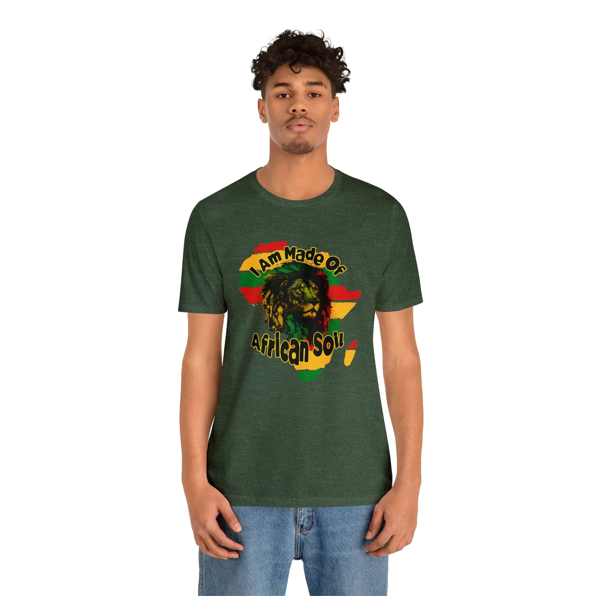 I Was Made of African Soil T-shirt design clothing | African Streetwear Apparel | Graphic Casual T-shirt dress