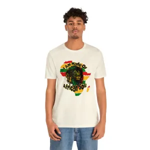 I Was Made of African Soil T-shirt design clothing | African Streetwear Apparel | Graphic Casual T-shirt dress