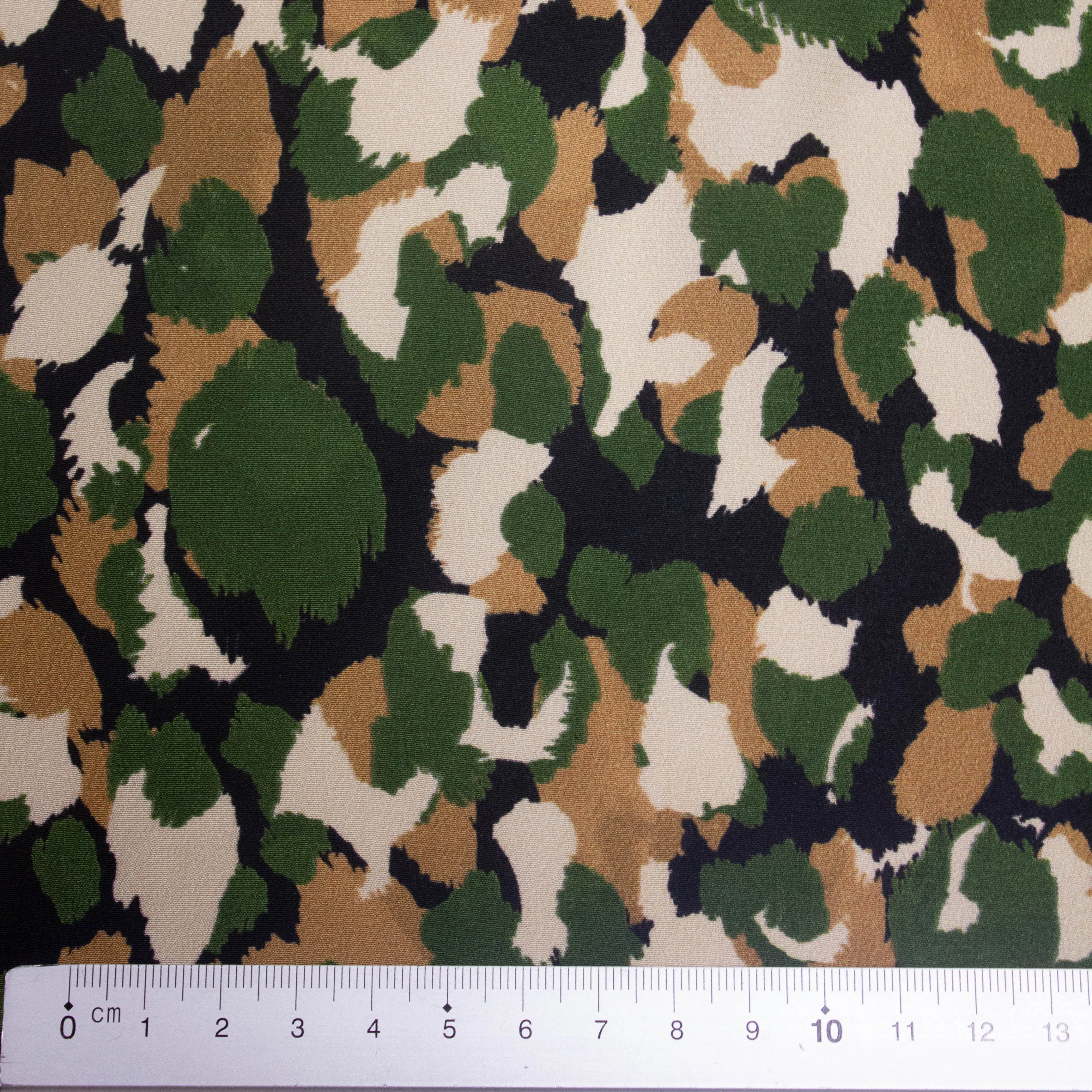 Jones Multicolour Abstract Silk Crepe de Chine SHOWROOM SAMPLE 34CM X 60CM