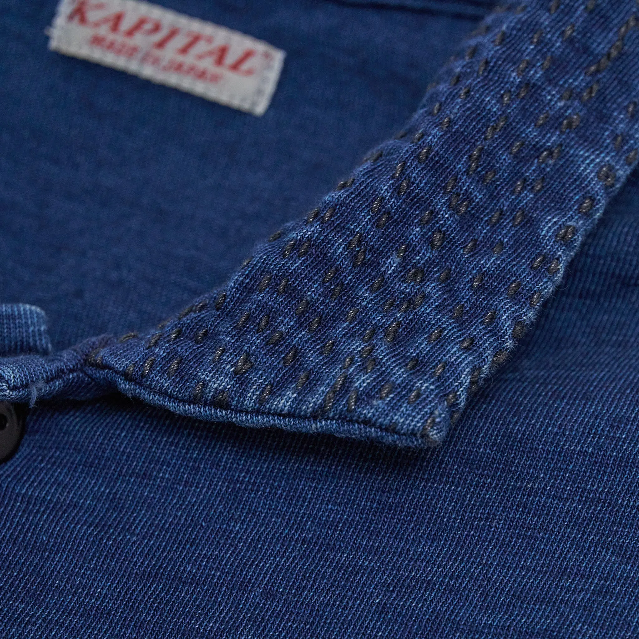 Kapital Classic Indigo Polo Shirts