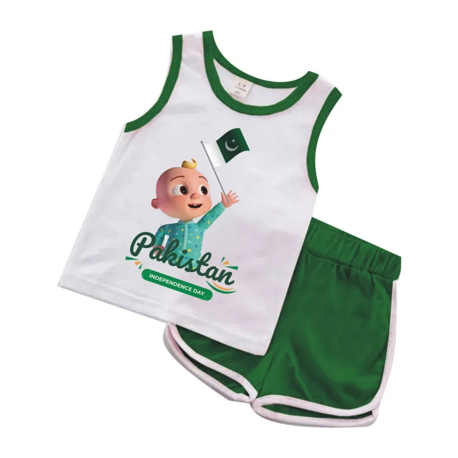 Kids Independent Day 14 August Tshirt and Shorts